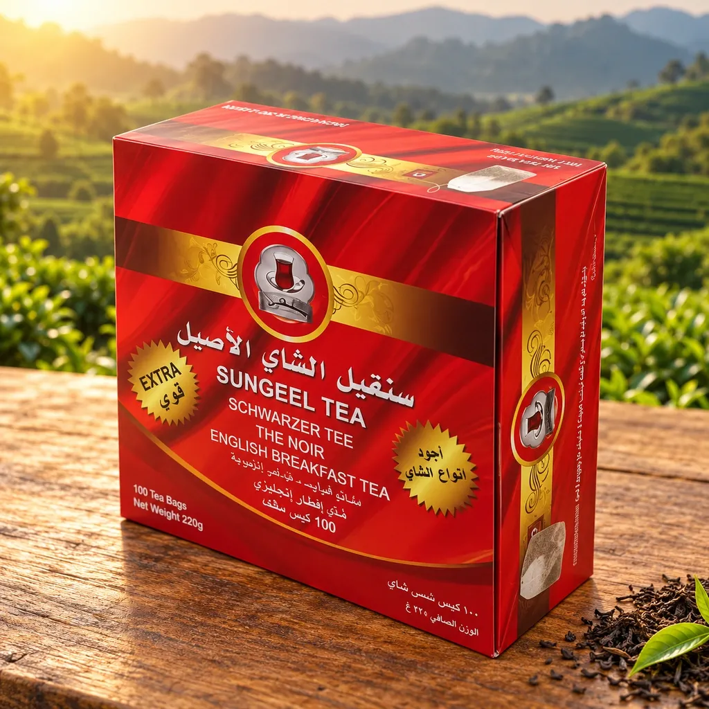 Sungeel Extra English Breakfast black tea 100 tea bags 220 g red box