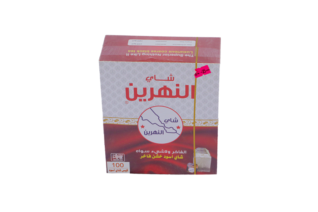 النهرين شاي اسود فاخر 100 كيس