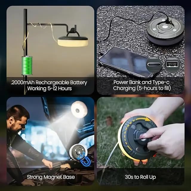 شريط انارة مخييم روول
