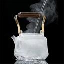 Al-Ghafa glass jug with gilded wooden handle, 1.150 litres