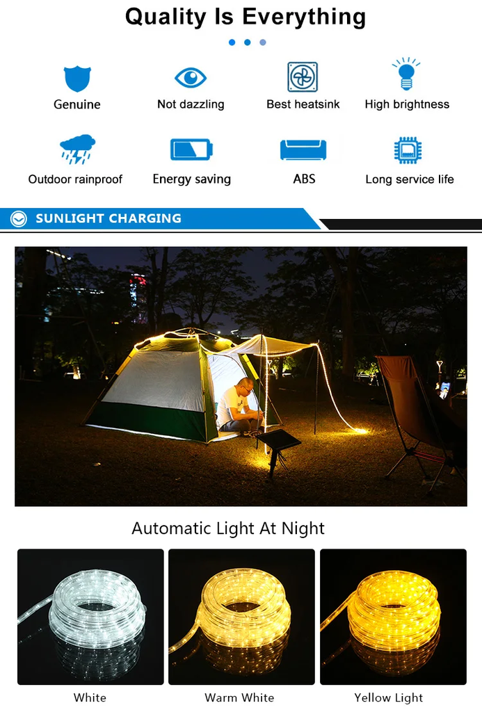 Al-Ghafa lighting strip, 20 meters, yellow color