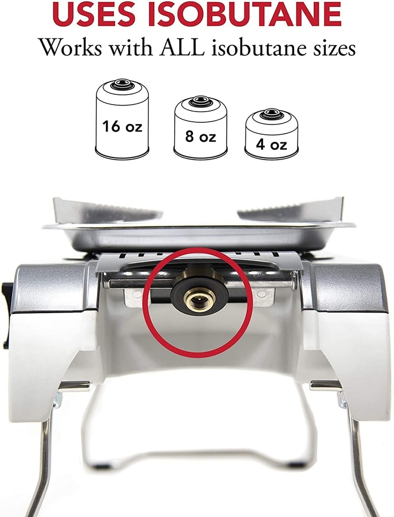 Algafa, Single Burner Stove, Large, MaxSun