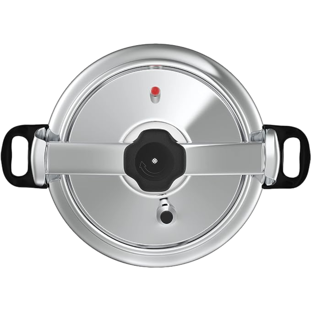 ALSAIF Aluminum Pressure Cooker Short Height Size: 12 Liter, Color: Silver Model: K99912