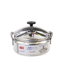 ALSAIF Aluminum Pressure Cooker Short Height Size: 10 Liter Color: Silver Model: K99910