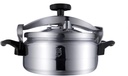 ALSAIF Aluminum Pressure Cooker Short Height Size: 17 Liter, Color: Silver Model: K99917