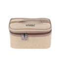 Al-Ghafa, a bag of 6 spice boxes, 450 ml, wooden color
