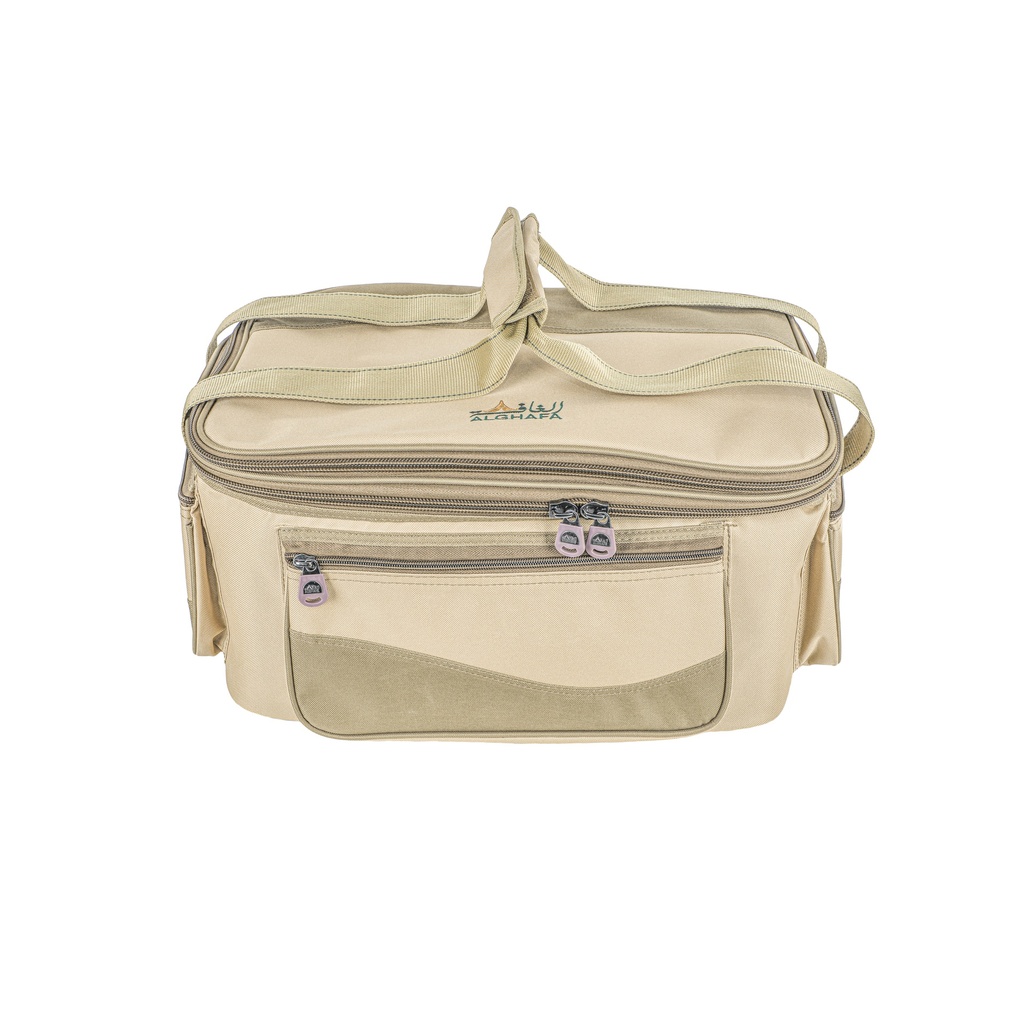 ALGHAFA, Al Aweer Estate Bag, Khaki, Large