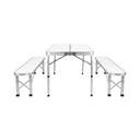 ALGHAFA, Table Withe Folding Chair