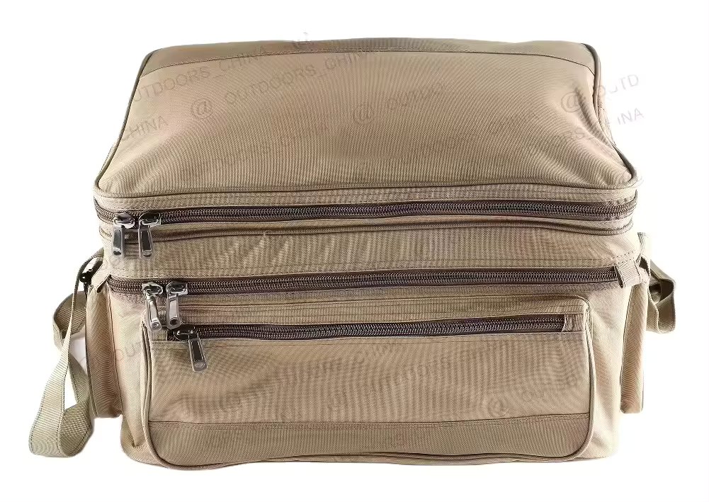 ALGHAFA, Bag with iron box, Trips bag, Kaki1019A, Size 59*43*35Cm