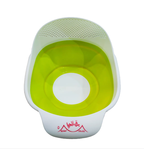 [6-912] Silicone Dish with Collapsible Strainer Multi Colors