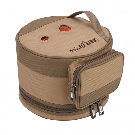 [SN10895D-ND] ALSANIDI, Gas cylinder bag, Stove Bag, Kaki, Size 23*23*23.5Cm