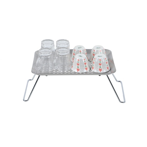 [TT-01(S)] Alghafa Galvanized Iron UtensiL Drying Table, Small