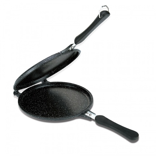 [DPC-0028B-28CM] DPT, Double pan, Double grill pan, Black, Size 28 Cm