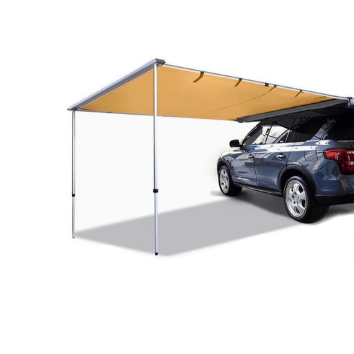 [CA-420D] Ghafah 2x3m Side Car Umbrella with Side Porch Grey