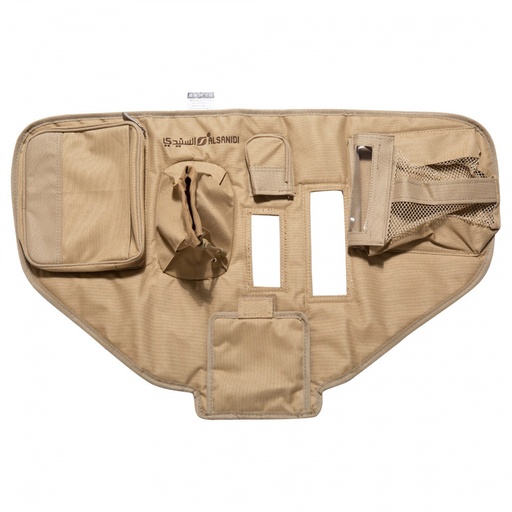 [SN10346-CR] ALSANIDI, Gear organizer for automatic patrol car 2008:2015, Gear organizer, Sulfur Yellow, Size 75*47.5*15Cm