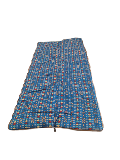 [ABU-MAT-1909] مطرحة الغافة 0.94×1.90متر ازرق بولستر مبطن