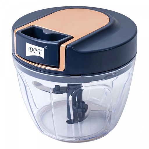 [DPHW-0134-650ML] قطاعة خضروات DPT يدوية متعددة الوظائف كحلي بلاستيك مقاس DPHW-0134-900ML سم D:12.5* H:14.5 (نسخة)