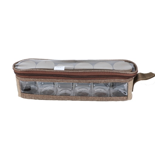 [GH10940D-W] Bag 6 Spice Boxes 200ml Wooden
