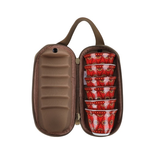 [GHB-0014W-A5] Anti-Shock Mugs Bag, Coffee Mugs Bag, , 80ML, 6*80ML