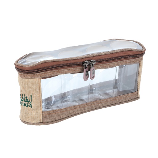 [GH10942B(W)] Alghafa, bag of 4 spice packs 350 ml wooden spices  