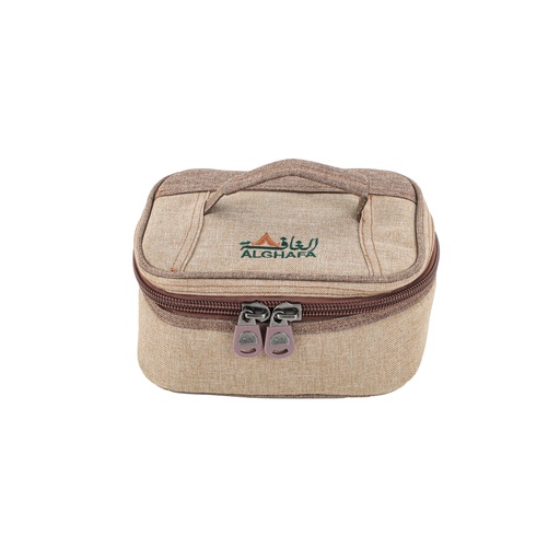 [GH1011FUL-W] Al-Ghafa, a bag of 6 tea cups and 6 coffee cups, wooden color