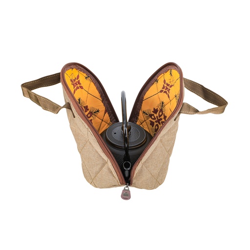 [GHB05W(S)] AL GHAFA, teapot bag, small, wooden