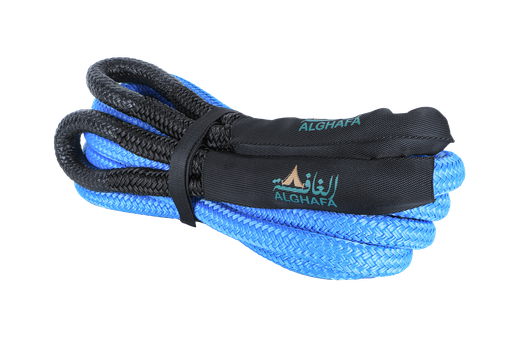 [9MX11.2T-B] Alghafa, Rubber Tow Rope, 9m, 22mm, 11.2t, Blue