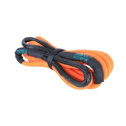 [9MX11.2T-O] Alghafa, Rubber Tow Rope, 9m, 22mm,11.2t, Orange