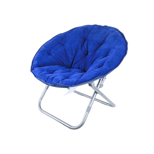 [Gha-ch-009] Al-Ghafa, foldable camping chair, blue circular