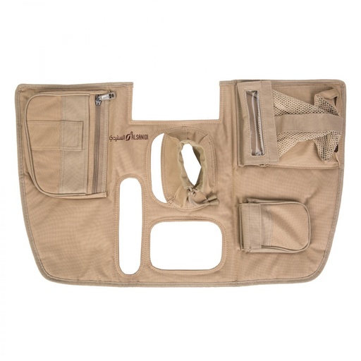 [SN10345-CR] ALSANIDI, Gear organizer for Automatic Prado 2010 car, Gear organizer, Sulfur Yellow, Size 146*103*68Cm