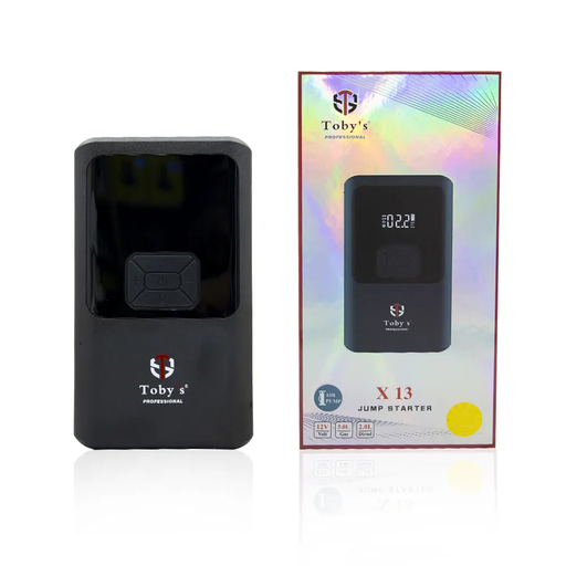 [X 13]  Toby's X13 10000mAh And 37WH Power Bank Powerful Jump Starter With Air Inflator Pump For Cars