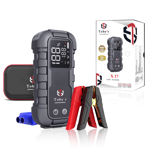 [x 17]  Toby's X17 Jump Starter For Cars 16000mAh And 59.2WH Power Bank For Electronic Devices