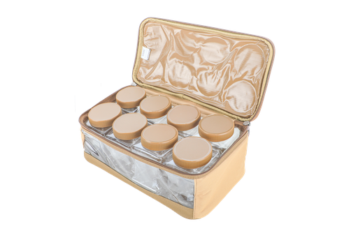 [GH10695K] ALGHAFA, 8-pack spice jar, 680 ml, khaki