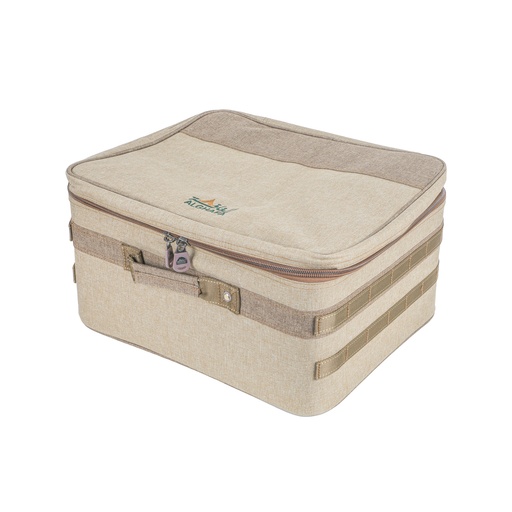[GH2022LBY-W] ALGhAFA, Masafi Estate Bag, Wooden, Large