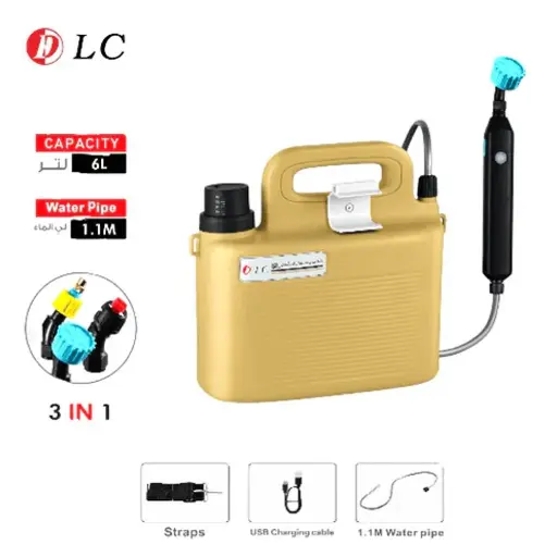 [DLC-IP3047] شطاف و مضخة رش شحن  6 لتر DLC-IP3047